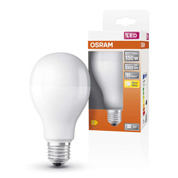 Osram LED lamp E27 | Peer A60 | Mat | 2700K | 19W (150W)  LOS00124 - 1