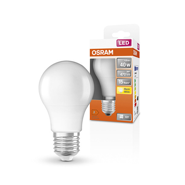 Osram LED lamp E27 | Peer A60 | Mat | 2700K | 4.9W (40W)  LOS00116 - 1