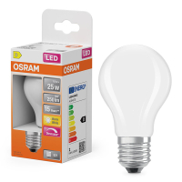Osram LED lamp E27 | Peer A60 | Mat | 2700K | Dimbaar | 1.8W (25W) LOS01809