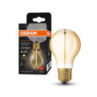Osram LED lamp E27 | Peer A60 | Vintage 1906 Magnetic | Goud | 2700K | 1.8W (8W)  LOS00531