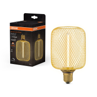 Osram LED lamp E27 | Square 100 | Goud | Decor Straw | 1800K | Dimbaar | 3.5W (16W) LOS00794