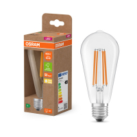 Osram LED lamp E27 | UltraEfficient | Edison ST64 | Filament | 2700K | 3.8W (60W) LOS00984