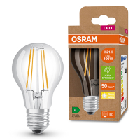 Osram LED lamp E27 | UltraEfficient | Peer A60 | Filament | 3000K | 7.2W (100W) LOS00224