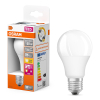 Osram LED lamp E27 met sensor | Dag/Nacht sensor | Peer A60 | Mat | 2700K | 4.9W (40W)
