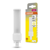Osram LED lamp G23 | PL-S | Mat | 3000K | 3.5W (7W)  LOS01601