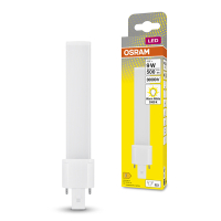 Osram LED lamp G23 | PL-S | Mat | 3000K | 4W (9W)  LOS01605