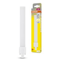 Osram LED lamp G23 | PL-S | Mat | 3000K | 6W (11W)  LOS01609