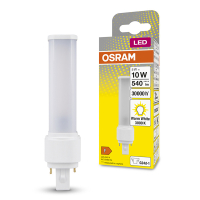 Osram LED lamp G24d-1 | PL-C | Mat | 3000K | 540 lumen | 5W (10W)  LOS01561
