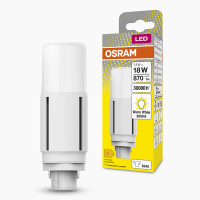 Osram LED lamp G24d-2 | PL-C | Mat | 3000K | 870 lumen | 7.5W (18W)  LOS01581
