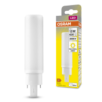 Osram LED lamp G24q-1 | PL-C | Mat | 3000K | 600 lumen | 6W (13W)  LOS01589
