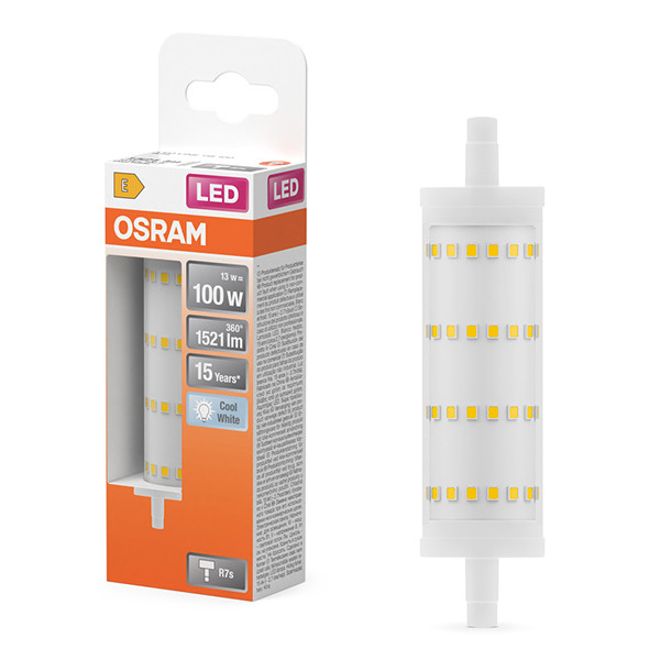 Osram LED lamp R7s | Staaflamp | 118mm | Helder | 4000K | 13W (100W)  LOS01395 - 1