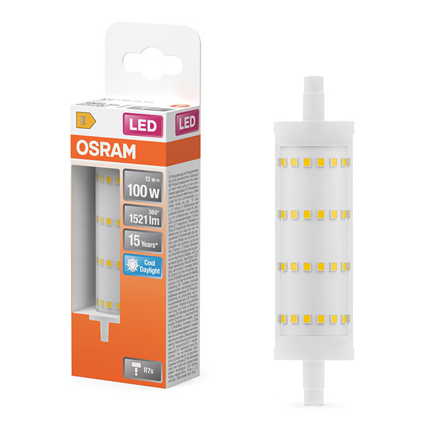 Osram LED lamp R7s | Staaflamp | 118mm | Helder | 6500K | 13W (100W)  LOS01397 - 1