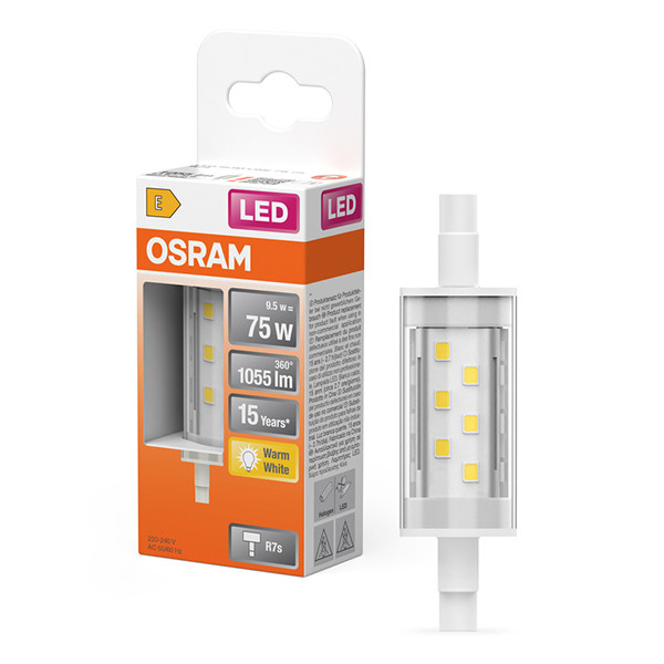 Osram LED lamp R7s | Staaflamp | 78 mm | 2700K | SMD | 9.5W (75W) LOS02515 - 1