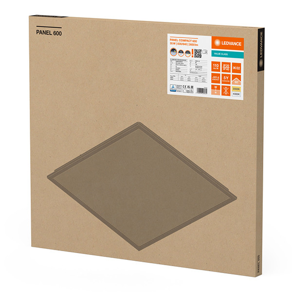 Osram LED paneel 60x60cm | 3000-4000K (830-840) | UGR 19 | 3300 lumen | 35W LOS02267 - 2