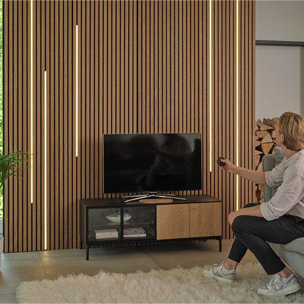 Osram Led strip voor Akoestische Panelen | Flex | 2.6 meter | 3000K | 10mm | Start Set LOS01966 - 4