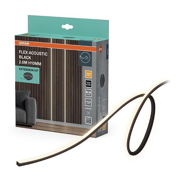 Osram Led strip voor Akoestische Panelen | Flex | 2.6 meter | 3000K | 10mm | Uitbreiding LOS01967 - 1