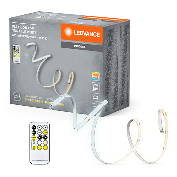Ledvance Flex Led strip | COB | Afstandsbediening | 2700K-6500K | Dimbaar | 1.5 meter LOS02732 - 1