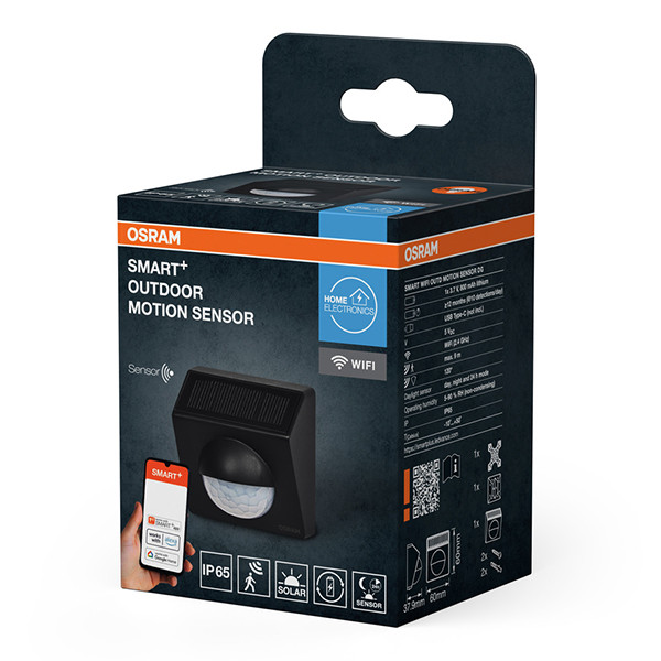 Osram Slimme Bewegingssensor | WiFi | IP65 | Antraciet LOS02235 - 1