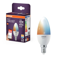 Osram Slimme E14 led lamp | Kaars B40 | Mat | 2700-6500K | Zigbee | 4.9W (40W) LOS01957