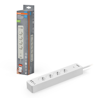 Osram Slimme stekkerdoos met energiemeter | WiFi | Wit | IP20 | NL LOS02221