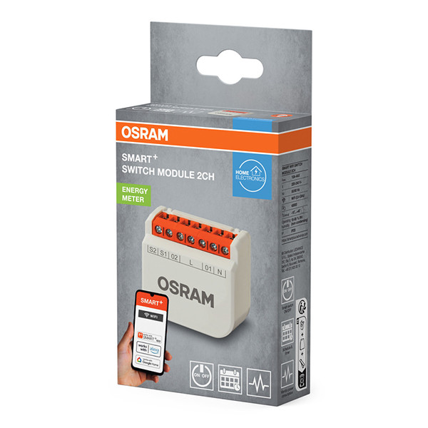 Osram Smart+ inbouwschakelaar module 2 | WiFi | Wit/oranje LOS02226 - 2