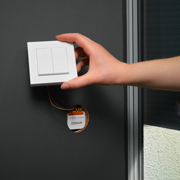 Osram Smart+ inbouwschakelaar module voor gordijnen/rolluiken | WiFi | Wit/oranje LOS02227 - 3