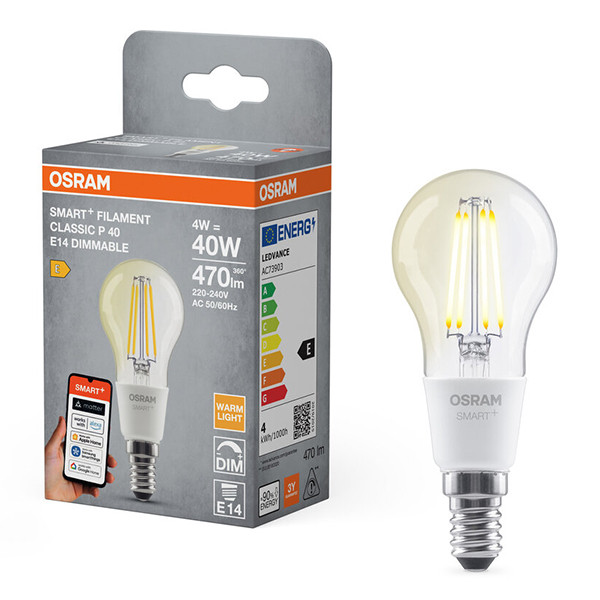 Osram Smart lamp E14 | Kogel P45 | Helder | 2700K | WiFi | 4W LOS02007 - 1