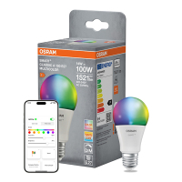 Osram Smart lamp E27 | Peer A70 | Mat | RGB + 2700-6500K | Matter over WiFi | 14W (100W) LOS02360