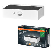 Osram Solar Wandlamp met sensor | Beweging & schemer | 3000K | IP65 | Wit | 3W LOS02090