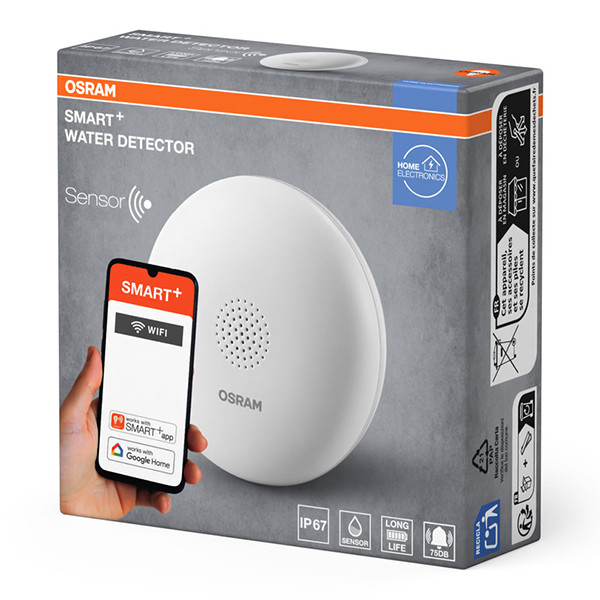 Osram Water Detector | WiFi | Batterij Gevoed | IP65 | Wit LOS02238 - 2