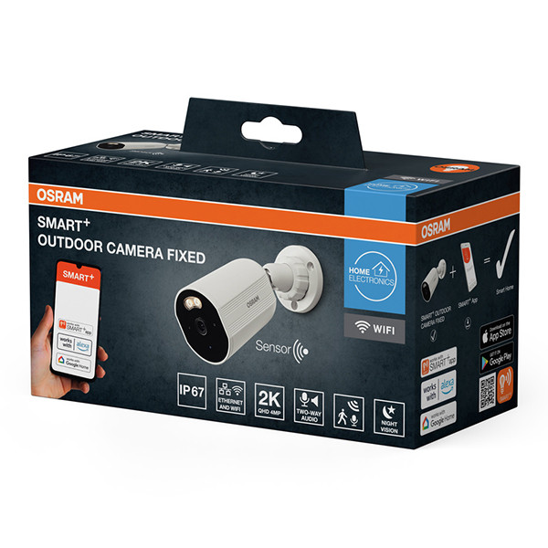 Osram slimme camera | 2K (Quad HD) | WiFi | Wit | IP67 LOS02243 - 2