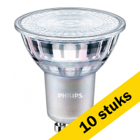 Philips Aanbieding: 10x Philips GU10 LED spot | MasterLED | 3000K | 60° | Dimbaar | 3.7W (35W)  LPH00746