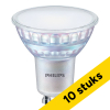 Aanbieding: 10x Philips GU10 LED spot | MasterLED | 4000K | 120° | Dimbaar | 5.5W (80W)
