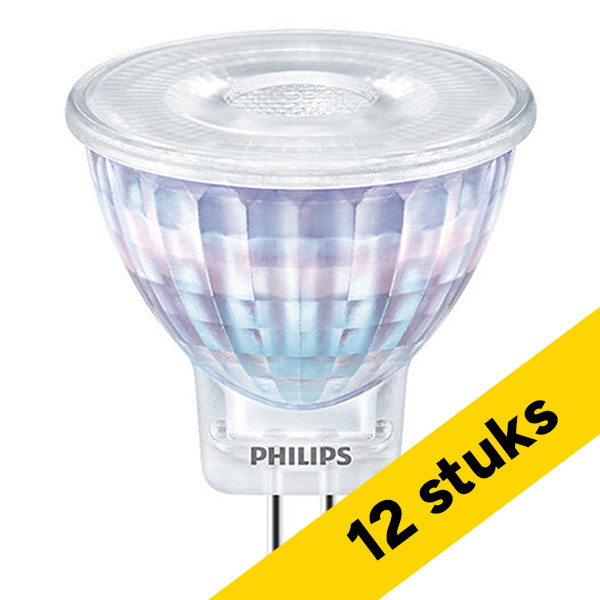Aanbieding: 12x Philips GU4 LED spot | MR11 | 2700K | 2.3W (20W) LPH05168 - 1