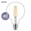 Aanbieding: 4x Philips LED lamp E27 | Globe G95 | Filament | 2700K | 5.9W (60W) LPH04252 - 2
