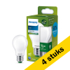 Aanbieding: 4x Philips LED lamp E27 | Peer A60 | Ultra Efficient | Mat | 4000K | 5.2W (75W) LPH03305 - 1