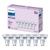 Aanbieding: 6x Philips GU10 LED spot | 4000K | 4.6W (50W)