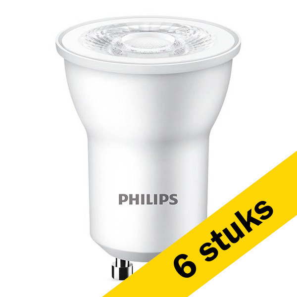 Philips Aanbieding: 6x Philips GU10 LED spot | MR11 | 2700K | 3.5W (35W)  LPH00813 - 1