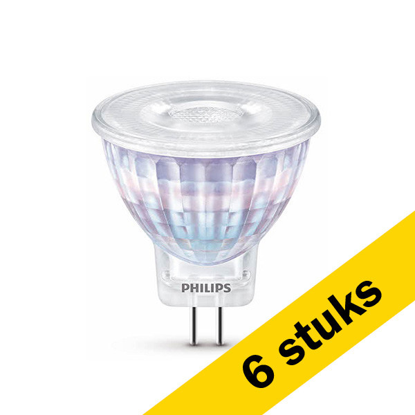 Philips Aanbieding: 6x Philips GU4 LED spot | MR11 | 2700K | 2.3W (20W)  LPH01374 - 1