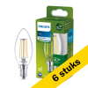 Aanbieding: 6x Philips LED lamp E14 | Kaars B45 | Ultra Efficient | Filament | 4000K | 2.3W (40W) LPH03823 - 1
