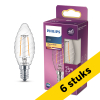 Aanbieding: 6x Philips LED lamp E14 | Kaars ST35 | Filament | 2700K | 1.9W (25W) LPH04162 - 1