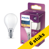 Aanbieding: 6x Philips LED lamp E14 | Kogel P45 | Mat | 2700K | 3.4W (40W) LPH04201 - 1