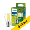 Aanbieding: 6x Philips LED lamp E27 | Kogel P45 | Ultra Efficient | Filament | Helder | 4000K | 2.3W (40W) LPH03339 - 1