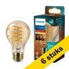 Aanbieding: 6x Philips LED lamp E27 | Peer A60 | SceneSwitch | Amber | Filament | 2700K | 7W (50W) LPH03887 - 1