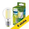 Aanbieding: 6x Philips LED lamp E27 | Peer A60 | Ultra Efficient | Filament | Helder | 4000K | 4W (60W) LPH03317 - 1
