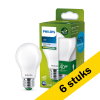 Aanbieding: 6x Philips LED lamp E27 | Peer A60 | Ultra Efficient | Mat | 4000K | 2.3W (40W) LPH03351 - 1