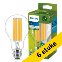 Aanbieding: 6x Philips LED lamp E27 | Peer A67 | Ultra Efficient | Filament | 4000K | 7.3W (100W) LPH02890