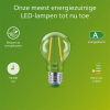 Aanbieding: 6x Philips LED lamp E27 | UltraEfficient | Peer A60 | Filament | 2700K | 2.3W (40W) LPH04089 - 2