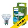 Aanbieding: 6x Philips LED lamp GU10 | Ultra Efficient | Helder | 4000K | 1.2W (35W) LPH04126 - 1