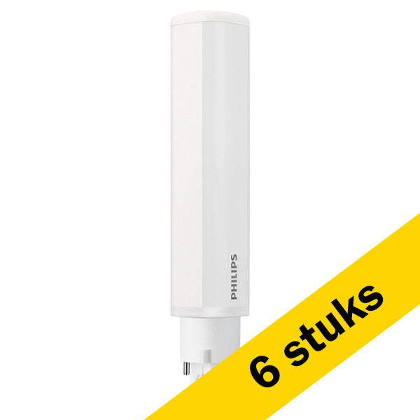 Philips Aanbieding: 6x Philips LED lamp PL-C | G24d-3 | 3000K | 990 lumen | 8.9W (26W)  LPH03903 - 1